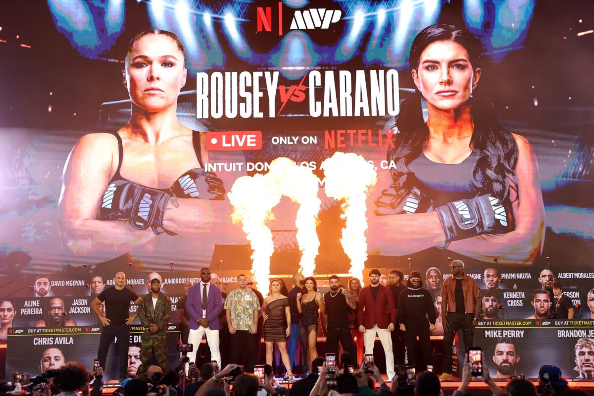 Todo listo para el combate Rousey vs Carano