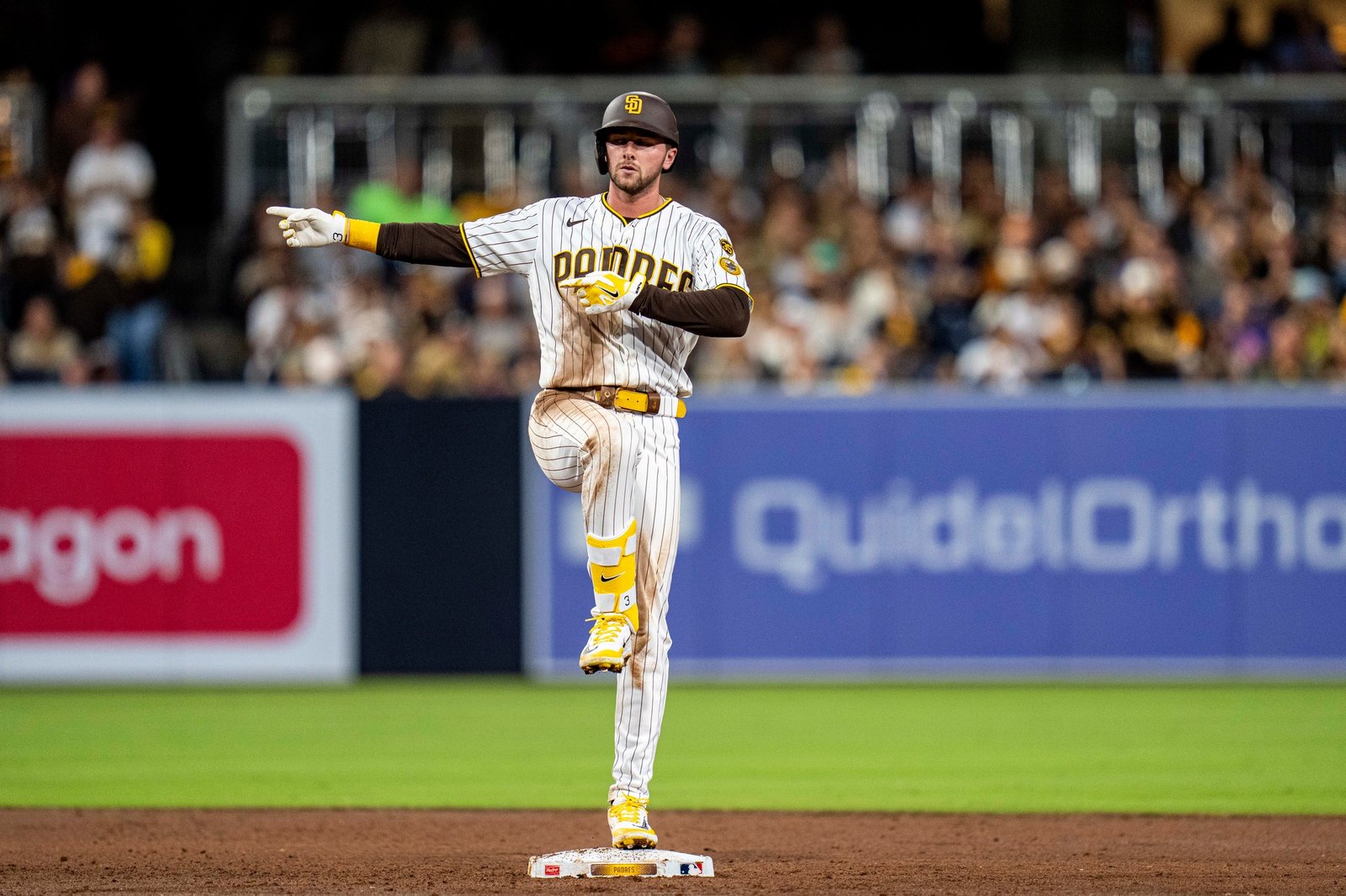 Jackson Merrill conectó su jonrón 25 de la temporada ante los Giants