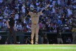 Fernando Tatis Jr. conectó su primer cuadrangular en la temporada 2026 de la MLB con los Padres.