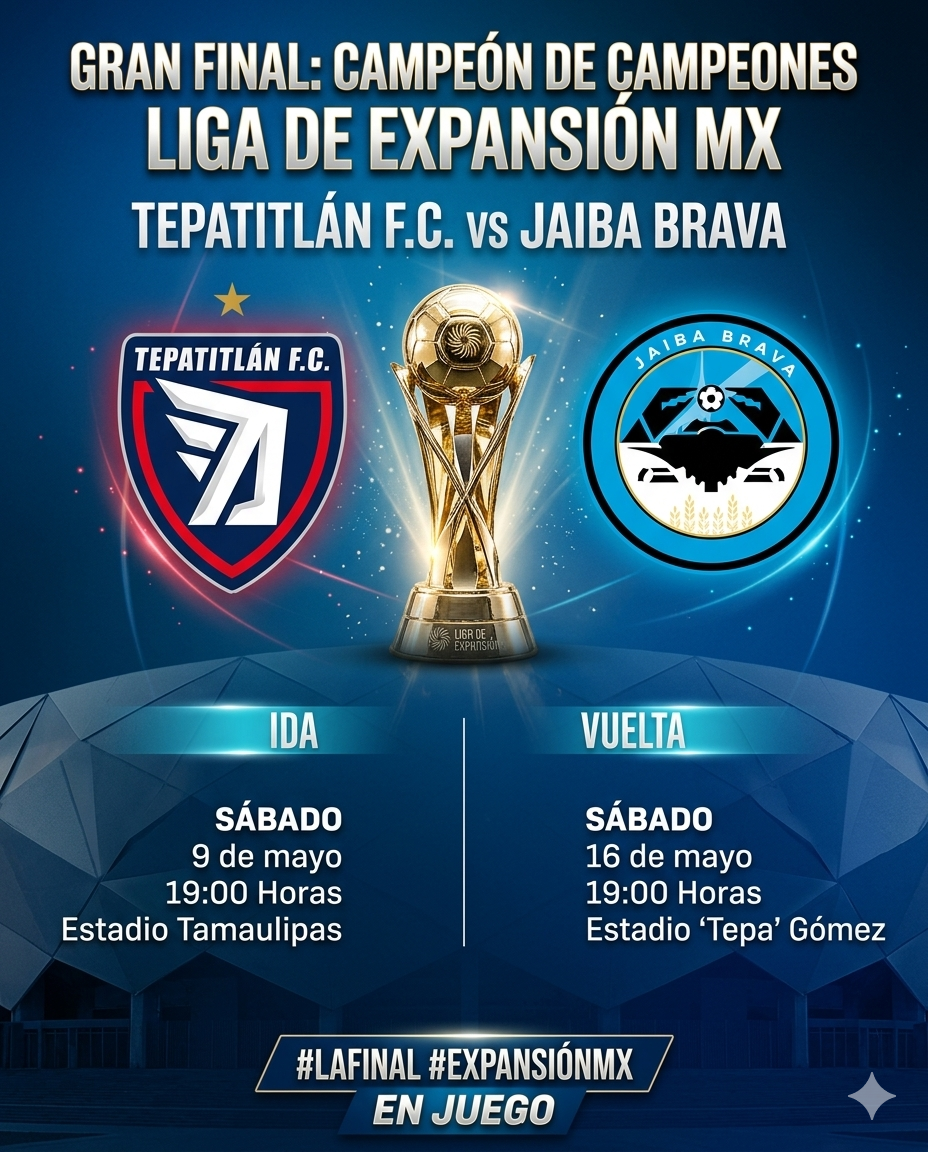 Tepatitlán y Jaiba Brava se enfrentarán en la final de la Liga de Expansión Mx.