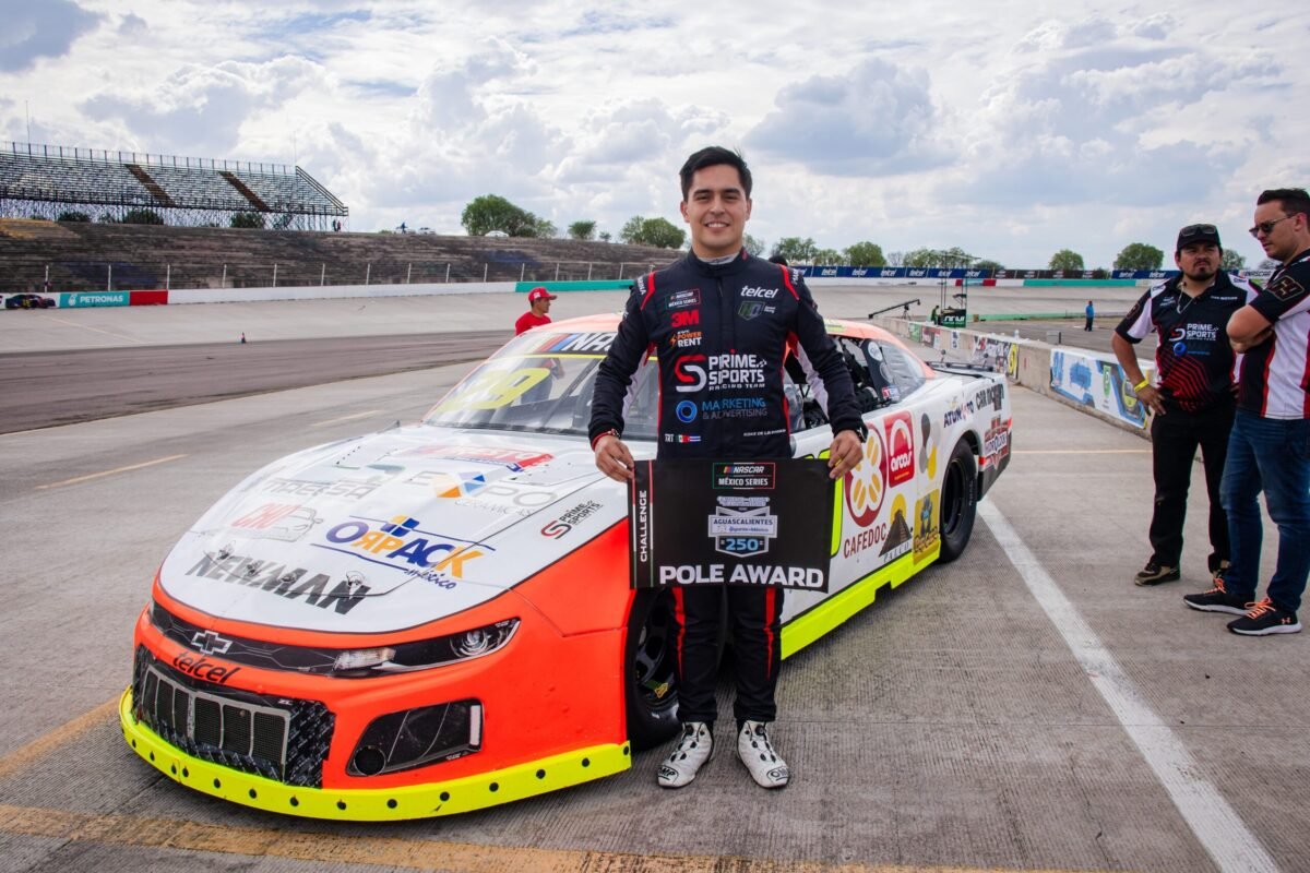 Jorge de la Parra fue el más rápido en Challenge de Nascar México.