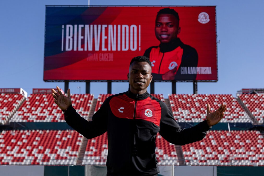 Johan Caicedo, nuevo jugador de Atlético de San Luis.