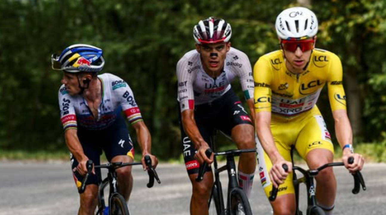 Isaac del Toro sigue en el podio del Tour de Francia.