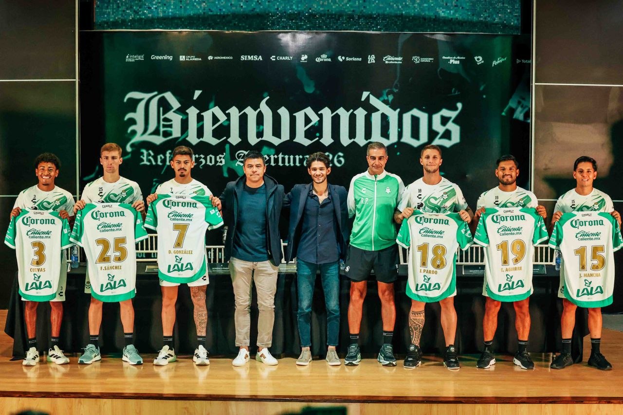 Estos son los nuevos jugadores de Santos Laguna para el Apertura 2026.