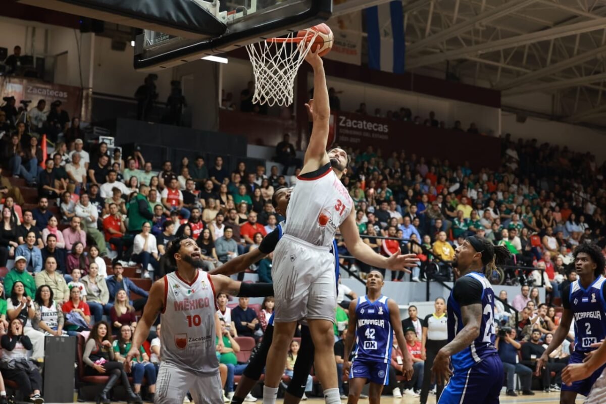 Gran actuación de la Selección Mexicana de Basquetbol en Zacatecas.