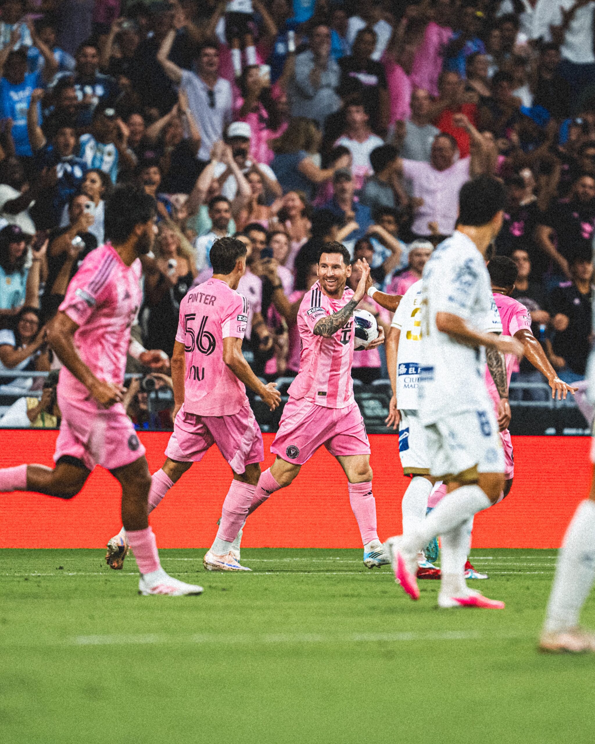 Messi fue nuevamente la gran estrella del partido.