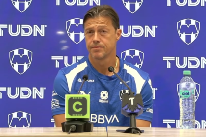 Matías Almeyda, director técnico de Rayados.