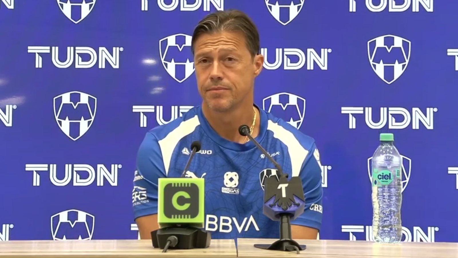 Matías Almeyda, director técnico de Rayados.