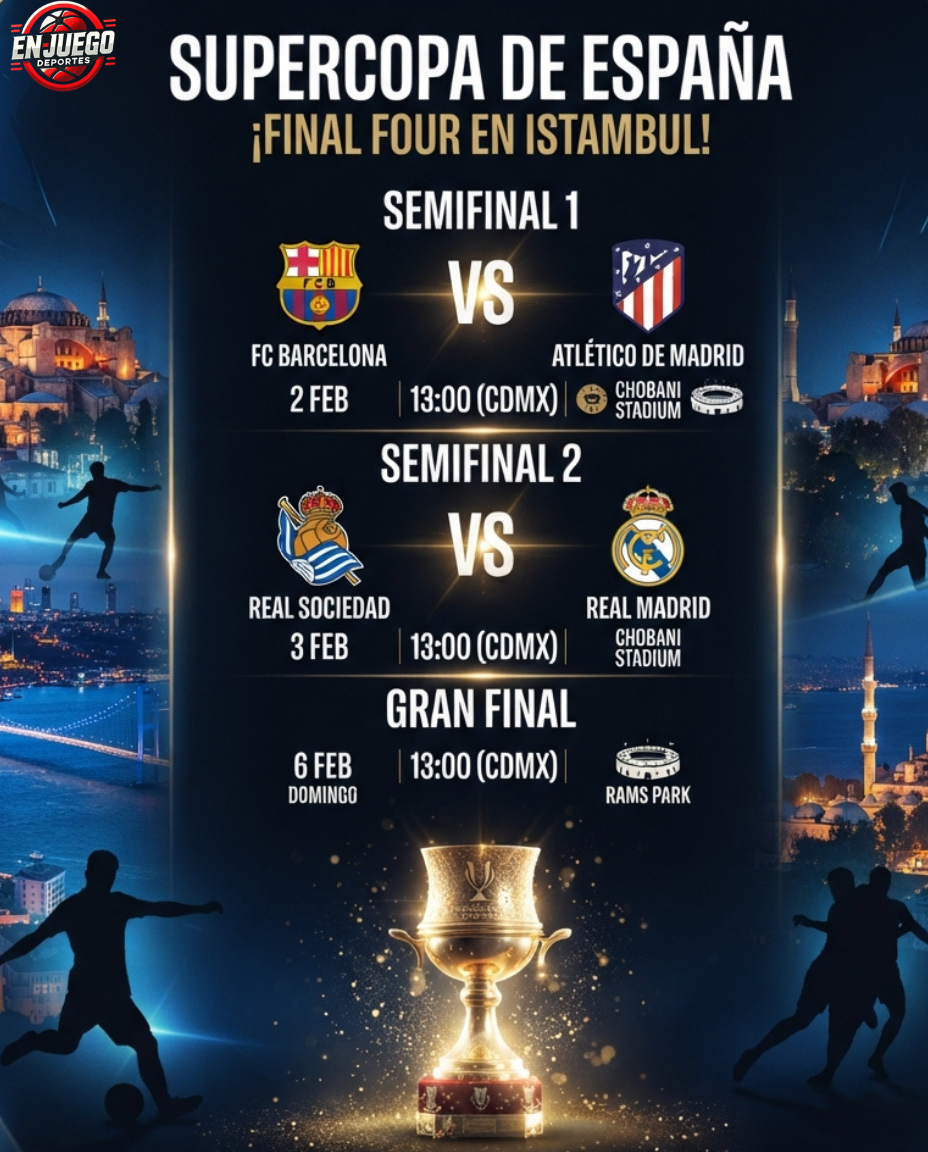 ¡Rumbo a un Clásico en Estambul! Ya hay calendario