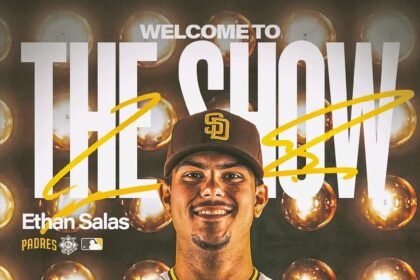 MLB: tiene Ethan Salas amargo debut con los Padres; San Diego pierde la serie ante Reds