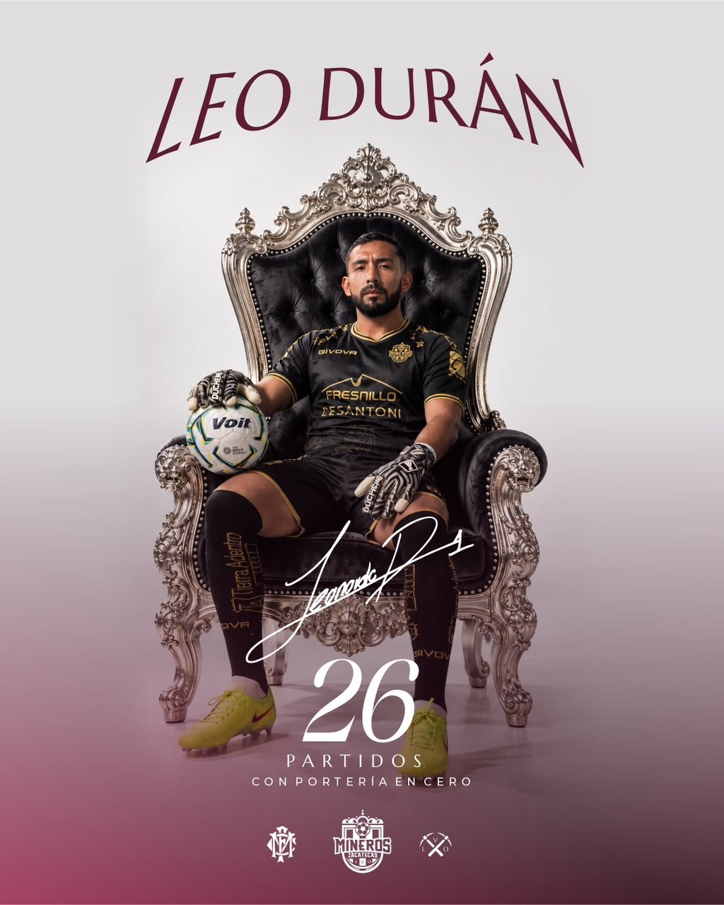 Mineros: ¡Leo Durán impone récord en el club!