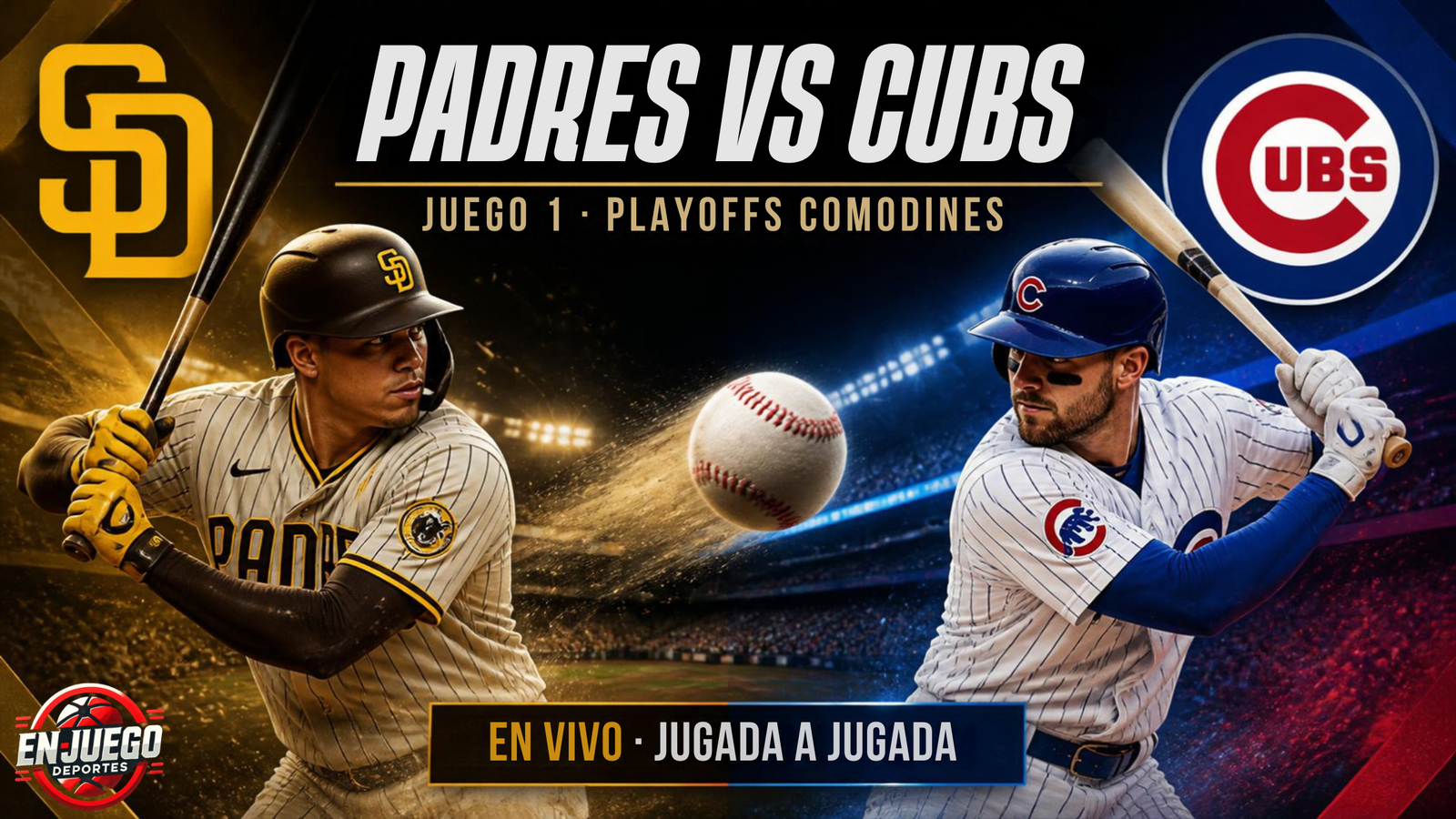 Padres vs Cachorros: Juego 1 Jugada a Jugada en Vivo