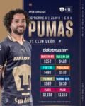 Liga MX: así serán los precios de boletos para Pumas vs León