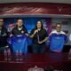 Presentación de la Carrera Zacatecas Skarch 2026 en el Estadio Carlos Vega Villalba, con playeras y medallas de la carrera