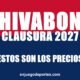 ¡Chivabono Clausura 2027! Precios, beneficios y cómo comprar