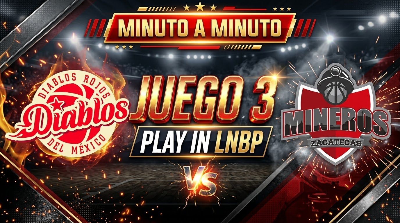 EN VIVO: Diablos Rojos vs Mineros, Juego 3 del Play-In