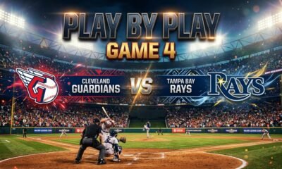 Guardians vs Rays, Juego 4 de la ALCS 2026, jugada por jugada