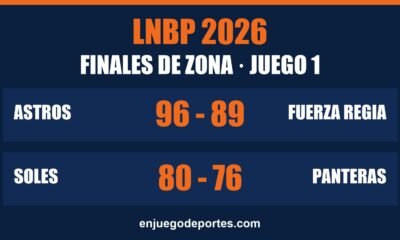 ¡Astros y Soles ganan el Juego 1 de las finales de zona!