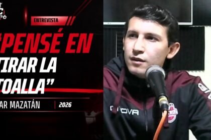 Óscar Mazatán, defensa de Mineros de Zacatecas, durante la entrevista exclusiva con En Juego Radio y Zac Deportes.