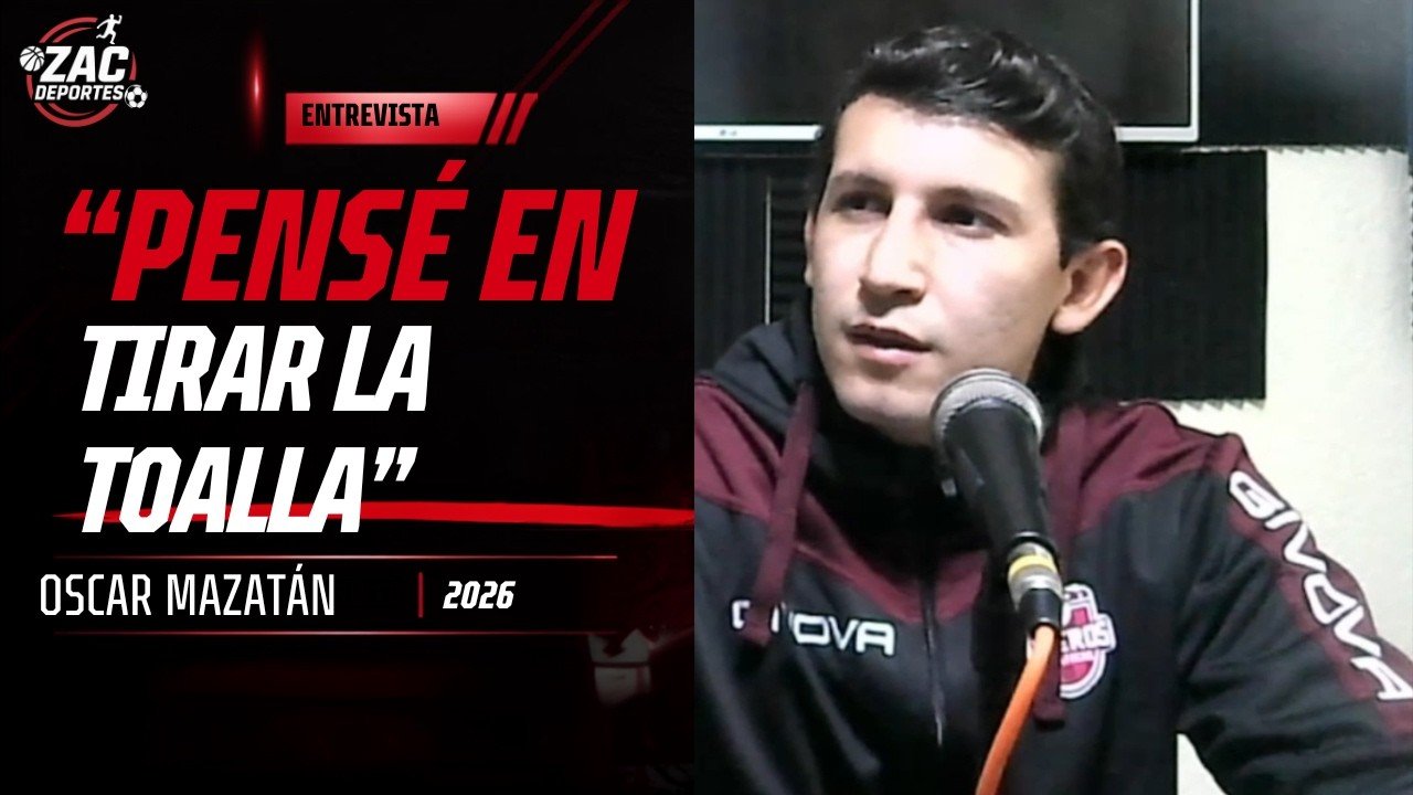 Óscar Mazatán, defensa de Mineros de Zacatecas, durante la entrevista exclusiva con En Juego Radio y Zac Deportes.