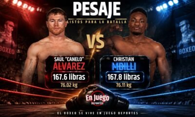 Box: ¡Canelo y Mbilli dan el peso para la pelea del sábado!