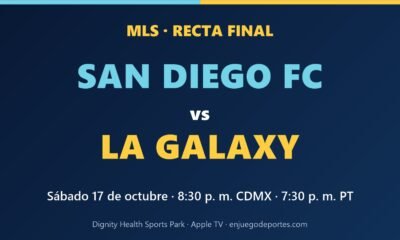 Gráfico del partido San Diego FC vs LA Galaxy de la MLS el 17 de octubre de 2026
