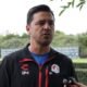 Diego Mejía, técnico del Atlético de San Luis, habla en la conferencia de prensa previa al clásico ante Querétaro