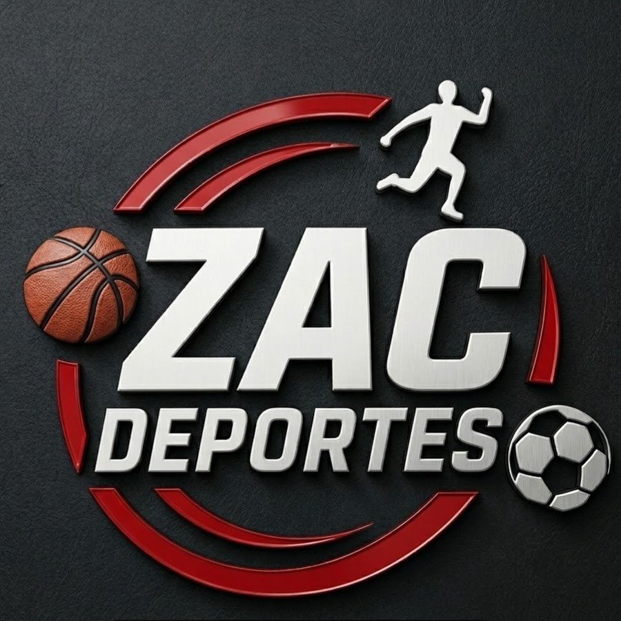 Logotipo de Zac Deportes con un balón de baloncesto y uno de futbol